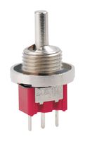 MP1FS2T1B6M2QES-5 - Toggle Switch, Miniature, On-None-(On), SPDT, Non Illuminated, MP Miniature Toggle Switches - MULTICOMP PRO