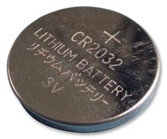 CR2032 - Battery, 3 V, CR2032, Lithium, 220 mAh, Pressure Contact, x200 per pack - MULTICOMP PRO