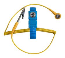 MP013851 - Wrist Wrap, 190mm Circumference Max, Banana Plug, Socket 155mm Length, Adjustable, Blue - MULTICOMP PRO