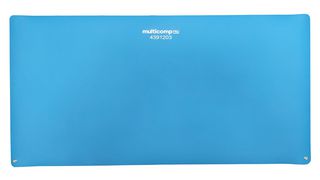 MP013806 - ESD Dissipative Mat, 2 10mm Snap Studs, Rubber, Blue, 1.2m L x 600mm W - MULTICOMP PRO