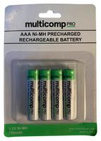 MP001185 - RECHARGEABLE BATT, NIMH, 1.2V, 0.8AH - MULTICOMP PRO