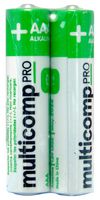 MP-PE000003 - Battery, 1.5 V, AAA, Alkaline, 1.1 Ah, Raised Positive and Flat Negative, 2 - MULTICOMP PRO