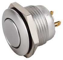 MPF12S1-1210NFA000 - Vandal Resistant Switch, -MPF Series, 16 mm, SPST-NO, Momentary, Round Flush, Natural - MULTICOMP PRO