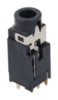 MP014739 - Phone Audio Connector, Top Mount, 6 Contacts, Jack, 3.5 mm, Through Hole Mount - MULTICOMP PRO