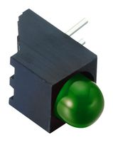 L383HXGD - Circuit Board Indicator, AlInGaP, 570 nm, Green, 1 LEDs, Through Hole, 4.7mm, 20 mA, 35 mcd - MULTICOMP PRO
