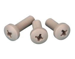 MP014230 - Screw, Phillips, Pan Head, M6, PEEK (Polyether Ether Ketone), 12 mm Length - MULTICOMP PRO