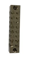 MP014998 - Panel Mount Barrier Terminal Block, Brass, Nickel Plated, 2 Row, 16 Ways, 8.5 mm, 3 A - MULTICOMP PRO