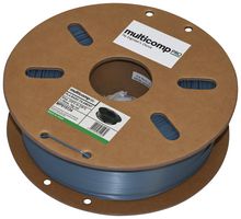MP015134 - 3D Printer Filament, 1.75mm, Grey, PLA (Polylactide), 210°C to 230°C - MULTICOMP PRO