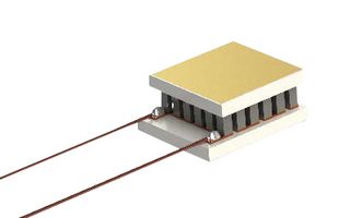 MP-APHT-018-06-12(0606)2G-M2A - TE Cooler Module, 1.2 A, 2.3 V, 1.6 W, 1.82 ohm, 72.9 °C, 30 AWG Solid Bare Wire, 7.2 x 6.2 x 3mm - MULTICOMP PRO