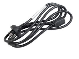 MP-GW-151856 - Mains Power Cord, Mains Plug, Australia to IEC 60320 C13, 2 m, 10 A, 250 V, Black - MULTICOMP PRO