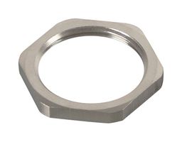 MP015382 - Locknut, PG13.5, Brass, Nickel, 3 mm - MULTICOMP PRO