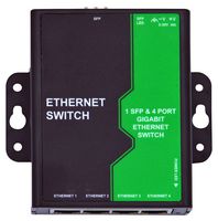 MP-084 - Switch, 5 Ports, Industrial, Gigabit Ethernet, DIN Rail / Wall, RJ45 x 4, SFP x 1 - MULTICOMP PRO