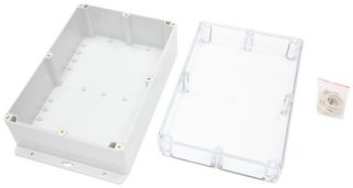 MP015487 - Plastic Enclosure, Multipurpose, Polycarbonate, 120 mm, 185 mm, 265 mm, IP65 - MULTICOMP PRO