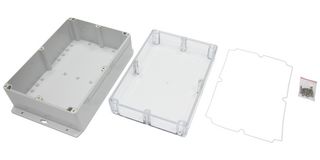MP015490 - Plastic Enclosure, Multipurpose, Polycarbonate, 120 mm, 185 mm, 265 mm, IP68 - MULTICOMP PRO