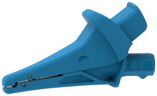 MP-AC-1500V-B - Safety Alligator Clip, Blue, 1.5kV Voltage, 20A Current, 25mm Jaw Opening - MULTICOMP PRO