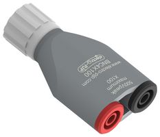 MP-BNC-BJ-X100 - Test Accessory, x100, 5kHz, BNC Plug to 2x 4mm Banana Jack Attenuator, Oscilloscopes - MULTICOMP PRO