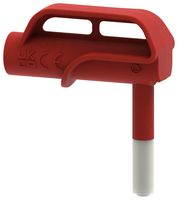 MP-RA6MAG-R - Test Accessory, Red, 1.5kV, 4A, 4mm Socket to Magnetic Adapter - MULTICOMP PRO