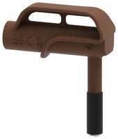 MP-RA6.6MAG-BRO - Test Accessory, Brown, 1.5kV, 4A, 4mm Socket to Magnetic Adapter - MULTICOMP PRO