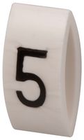 MP015586 - Wire Marker, K-Type, Carrier, 5, Black, White, 6mm, 7 mm - MULTICOMP PRO