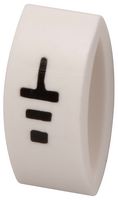 MP015597 - Wire Marker, K-Type, Carrier, Earth, Black, White, 6mm, 7 mm - MULTICOMP PRO