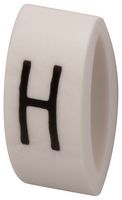 MP015601 - Wire Marker, K-Type, Carrier, H, Black, White, 6mm, 7 mm - MULTICOMP PRO