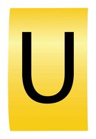 MP015656 - Wire Marker, K-Type, Carrier, U, Black, Yellow, 6mm, 7 mm - MULTICOMP PRO
