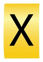 MP015659 - Wire Marker, K-Type, Carrier, X, Black, Yellow, 6mm, 7 mm - MULTICOMP PRO