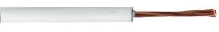 PEL01816 - Wire, LSZH, White, 24 x 0.2mm, 328.08 ft - PRO ELEC