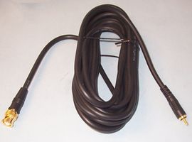 PSG00557 - BNC TO PHONO PLUG - GOLD-5M - PRO SIGNAL