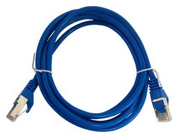 MP015546 - Ethernet Cable, 8P8C, Cat5e, RJ45 Plug to RJ45 Plug, FTP (Foiled Twisted Pair), Blue, 1 m, 3.3 ft - MULTICOMP PRO