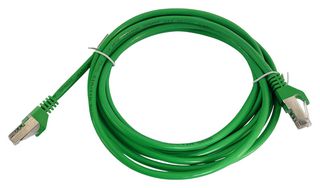 MP015551 - Ethernet Cable, 8P8C, Cat5e, RJ45 Plug to RJ45 Plug, FTP (Foiled Twisted Pair), Green, 3 m, 9.8 ft - MULTICOMP PRO
