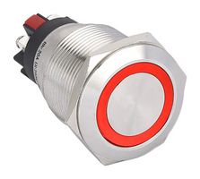 MP015817 - LED Panel Mount Indicator, Round, Screw Terminals, Red, 24 V, 22 mm, 15 mA, IP67 - MULTICOMP PRO