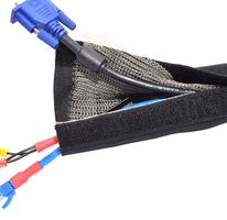 MP015540 - Hook & Loop Fastener, Black, Nylon (Polyamide) - MULTICOMP PRO