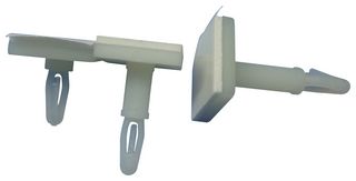 MP-LCBSBM-7-01A-RT - Push Spacer, Lock-In Support, Adhesive Base, Nylon, 12.7mm Width, 11.1mm Height - MULTICOMP PRO