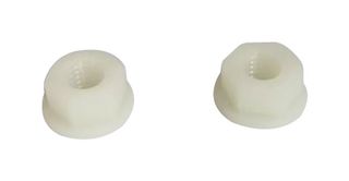 MPFN-M12-1.75 - Flange Nut, Natural, Nylon (Polyamide), M12 x 1.75 Thread Size - MULTICOMP PRO
