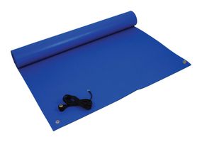 082-0212MP - ESD Bench Mat, 2 10mm Snap Studs, Grey, Synthetic Rubber, 1.21m - MULTICOMP PRO