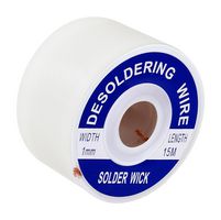 MP741164 - Desoldering Braid, 1.5mm Width x 10m Length, Copper - MULTICOMP PRO