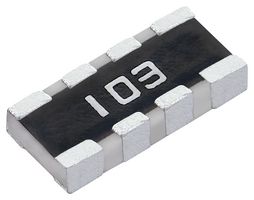 MPCNF43FTFX1003 - Fixed Network Resistor, 100 kohm, Isolated, 4 Resistors, 0603 [1608 Metric], Flat, ± 1% - MULTICOMP PRO