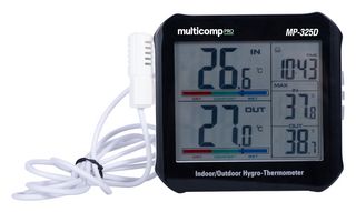 MP-325D - Thermometer, 0 to 99% Humidity, LCD, -10°C to +60°C - MULTICOMP PRO
