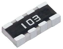 MPNF43JTFX2001 - Fixed Network Resistor, 2 kohm, Isolated, 4 Resistors, 0603 [1608 Metric], Flat, ± 5% - MULTICOMP PRO