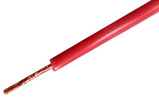 PELB0610 - CABLE 55-0.10MM FLEXIBLE WIRE RED 100M - PRO ELEC