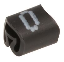 PTV3 0 BLACK 100/BAG - CABLE MARKER, NO.0 BLACK BAG100, PK100 - PRO POWER
