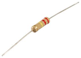 MCF 2W 220K - Through Hole Resistor, 220 kohm, MC CFR Series, 2 W, ± 5%, Axial Leaded, 500 V - MULTICOMP PRO