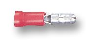 MPD1-156 - Bullet Terminal, MPD, 22AWG to 16AWG, 1.25 mm², Male Bullet, Red, Vinyl - MULTICOMP PRO