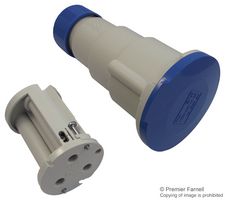 PE3263PV - Pin & Sleeve Connector, 32 A, 240 V, Cable Mount, Socket, 2P+E, Blue - ILME