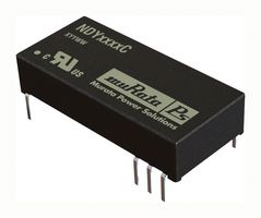 NDY1212C - Isolated Through Hole DC/DC Converter, Low Profile, ITE, 2:1, 3 W, 1 Output, 12 V, 250 mA - MURATA POWER SOLUTIONS