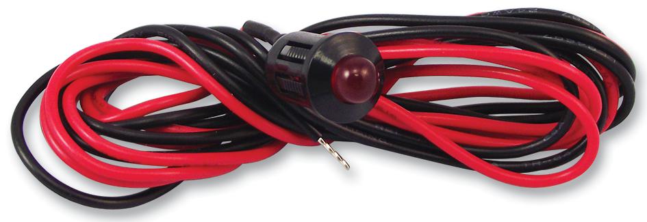 T000209 LED INDICATOR, PANEL MNT, 8MM, RED CML INNOVATIVE TECHNOLOGIES