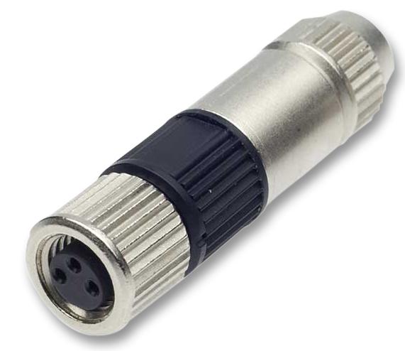 21 02 151 2405 CONNECTOR, FEMALE, M8, 4 POLE HARTING