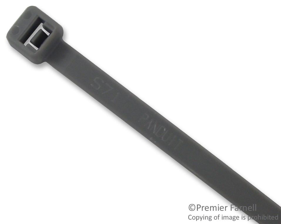 PLT2S-C8 CABLE TIE, 190X4.8MM, GRY, PK100 PANDUIT