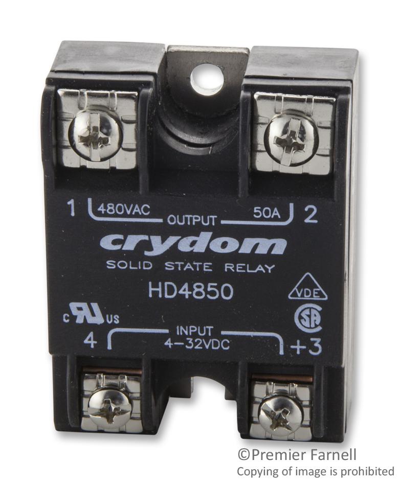HD4825 SSR, 4-32VDC, 48-530VAC, 25A SENSATA/CRYDOM